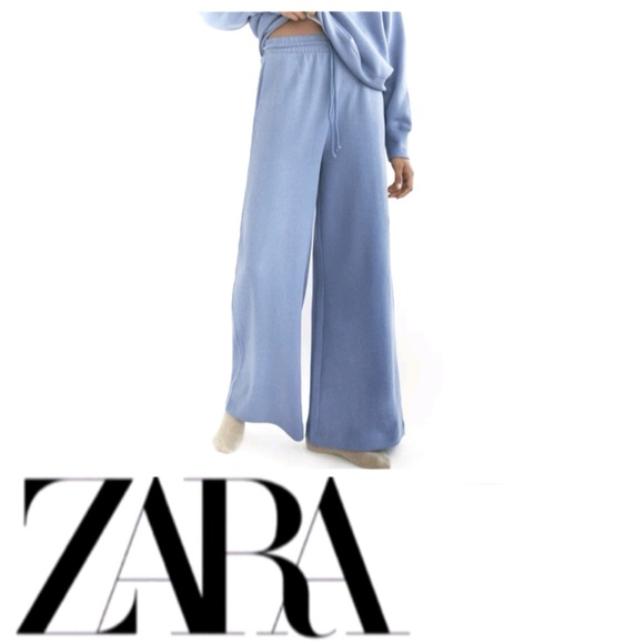 Zara Pants - Zara Wide leg high rise lounge sweatpants